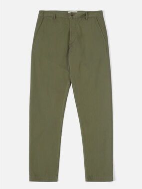 Universal Works Light Olive Twill Aston Pant Size 30 Made in Portugal